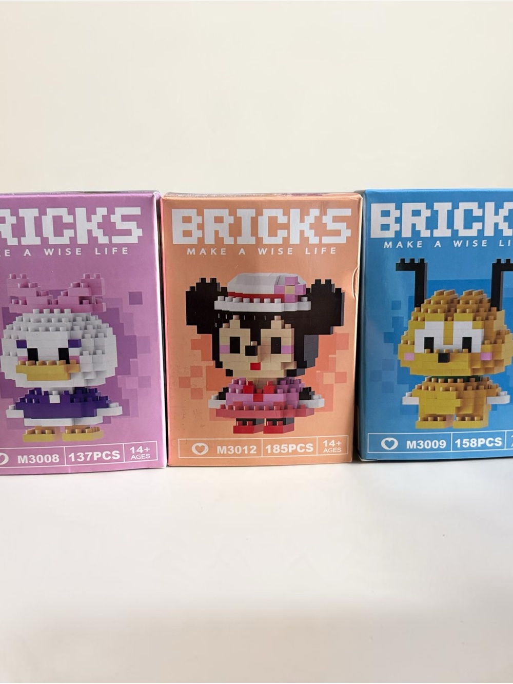BRICKS mini building block sets